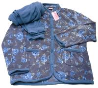 Pigiama donna invernale lungo in caldo pile aperto zip bottoni Liabel S M L XL