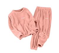 Pigiama Donna Invernale Pile Set Caldo Pigiami Felpato Due Pezzi Caldo Scollo V Flanella Pelosoe Pantaloni Taglie Forti Lovable E Morbido Tuta Pile 2 Pz Set Lounge Sleepwear Pigiama Uomo Caldo