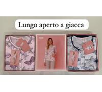 Pigiama donna IRGE cotone 100% ESTIVO PRIMAVERILE manica lunga Aperto D'avanti