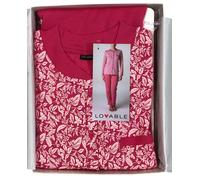 PIGIAMA Donna "LOVABLE" Homewear GIACCA APERTA in PURO COTONE CALDO- INTERLOCK