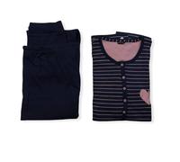 Pigiama Donna Lovable Interlock Caldo Cotone Serafino 09L0BLN