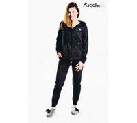Pigiama Donna Lungo Invernale, bordato in Caldo Cotone. KICCHE YOUNG - 3635
