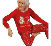 PIGIAMA DONNA LUNGO STAMPA WINNIE THE POOH JADEA 5275