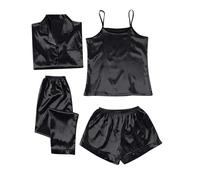 Pigiama Donna,Pigiama da Donna, Morbido E Confortevole, da Indossare A Casa, Abbigliamento da Notte Rilassante per Le Donne, Comodo Set da Due Pezzi