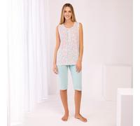 PIGIAMA DONNA PINOCCHIETTO SPALLA LARGA IRGE IN 100% COTONE ESTIVO