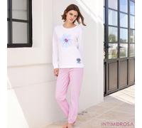 Pigiama donna primaverile in cotone Jadea 3259