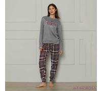 Pigiama donna/ragazza caldo cotone tartan Kappa KWW25115