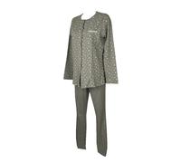 Pigiama donna RAGNO aperto davanti manica lunga pantalone lungo invernale interl