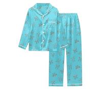 Pigiama e Pantaloni da Pigiama da Donna (Blue, M)