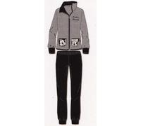 Pigiama Felpa, aperto con zip. M.L + P.L. Caldo cotone. DISNEY, MINNIE & MICKEY.