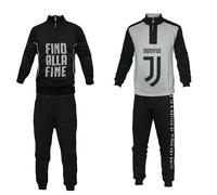 Pigiama Felpato Juventus 1/2Zip JJ Pigiami JUVE Calcio Tifosi bianconeri 34609