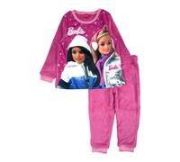 Pigiama Fille, BARBIE. Fucsia Da 2 A 12 Anni.
