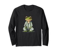 Pigiama Frog Godendo una notte di risate Maglia a Manica