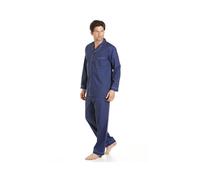 Pigiama Haigman Easy Care In Poliestere E Cotone, Notte, Manica Lunga, S-3XL