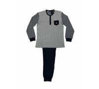 PIGIAMA-Homewear-tuta-UOMO "LOVABLE" LUNGO SERAFINO in COTONE-Designed in Italy