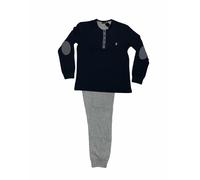 PIGIAMA-Homewear-tuta-UOMO "LOVABLE" LUNGO SERAFINO in COTONE-Designed in Italy