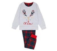PIGIAMA in caldo cotone Invernale Family Donna Bimbo Bimba Admas renna Natale