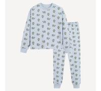 Pigiama in felpa con interno in pile, con stampa con cani Blu 10 anni - 138 cm