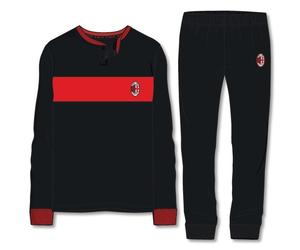 Pigiama interlock junior Milan Nero