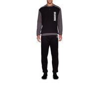 Pigiama Interlock Serafino Juventus, 100% Cotone, per Adulto, Unisex, Taglie dalla S alla 2XL, Prodotto Ufficiale