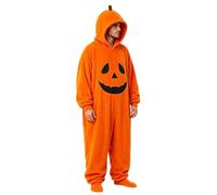 Pigiama intero da donna a tema zucca evento cosplay Halloween | Abiti Cosplay per feste per donne Serate di cinema Home Dorm Appartamento Stage Performance Eventi a tema Masquerade Scuola