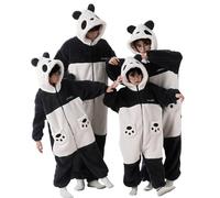 Pigiama Intero Donna,Pigiama Intero Animali,Pigiama Panda,Pigiama Intero Unisex Adulto Panda,Perfetto Come Costume di Carnevale O Pigiama Natalizio per La Famiglia (Men's-XXL)