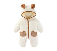 Pigiama Invernale Bambino 11 Anni - Tutina Caldi E Comodi per Neonati Ideali per L'autunno E l'inverno Perfetti per Le attività All'aperto E in Tessuto Spesso per Maggiore Calore (White 3-6 Months)