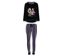CERDÁ LIFE'S LITTLE MOMENTS Pigiama Invernale da Incubo Prima di Natale Pajama Set, Viola e Nero, X-Large Unisex-Adulto