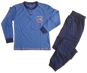 Pigiama Junior Ragazzo Cotone Jersey, Pantalone + Manica lunga. NAVIGARE B215560