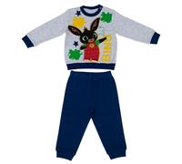 Pigiama lungo Baby con bottoni sulla spalla Bing Grigio