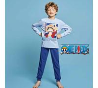 PIGIAMA LUNGO COTONE ONE PIECE BIMBO 3-10A DISNEY cod. OP40M7726