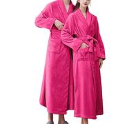 Pigiama lungo da donna, set per autunno e inverno, maglia a nido d'ape, morbido, pigiameria, tuta lunga in flanella, pigiama da donna in cotone in flanella, comodi pigiami da donna, f, XXL