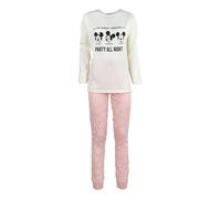 Pigiama lungo donna Disney Mickey Mouse maglia pantalone ragazza in cotone 4846