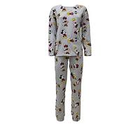 Pigiama Lungo Donna Disney Minnie Mouse Maglia Pantalone Ragazza in Cotone 5693
