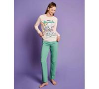 Pigiama Lungo Donna Dumbo Disney - Cotone Leggero S M L XL