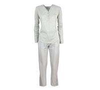 Pigiama lungo donna primaverile Jadea pantalone maglia maniche lunghe 4180
