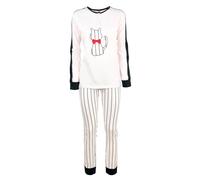 Pigiama lungo donna primaverile Oronero pantalone maglia maniche lunghe 4175