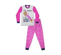 Pigiama lungo in cotone per ragazze con scritta "It's Been a Long Day", Grigio, 13 anni