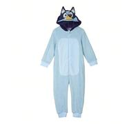 Pigiama lungo in cotone pile corallo Pigiama sonnolento blu | Set Comodo ed Elegante per Dormire e Riposare | Pigiama Bluey Easy Care⚫ Spedizione GRATUITA ✅ Consegna in 24/48 ore in Spagna (penisola) 