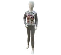 PIGIAMA LUNGO LOL SURPRISE T-SHIRT LEGGINS 100% COTONE INTERLOCK 5/8 ANNI 0941/G