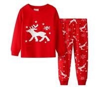 Pigiama lungo per Bambini, Motivo: Cartoni Animati 3D, Biancheria da Notte per Ragazze e Ragazzi, Pigiama lungo, Regalo di Compleanno,Pigiama Natalizio per Bambini,due Pezzi,Regalini di Natale