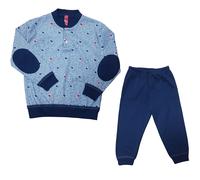 Pigiama lungo serafino Borlato bambino Cotone Pettinato 100% BIP BIP 6946