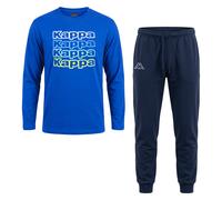 Kappa Pigiama Uomo Cotone Leggero Lungo Estivo Manica Lunga XXL 26106 Royal