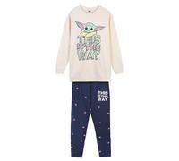 Pigiama Manica Lunga Cotton Brushed The Mandalorian BEIGE - XS | MASCHIO CERDà