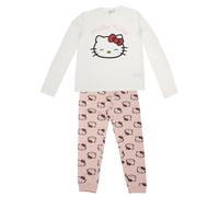 Pigiama Manica Lunga Single Jersey Hello Kitty ROSA - XL | FEMMINA CERDà