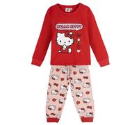 Pigiama Manica Lunga Single Jersey Hello Kitty ROSSO - 12 Anni | FEMMINA CERDà