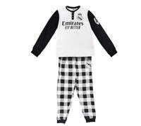 Pigiama Manica Lunga Single Jersey Real Madrid BIANCO - S | FEMMINA CERDà