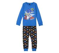 E_0002_S0740681 Sonic Pigiama Per bambini Sonic Azzurro Taglia:10 anni Bambino
