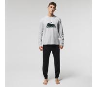 Pigiama maniche lunghe maxi logo Grigio M
