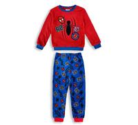 Pigiama Marvel Spiderman invernale bimbo in pile ufficiale e ricamo bambino 4601